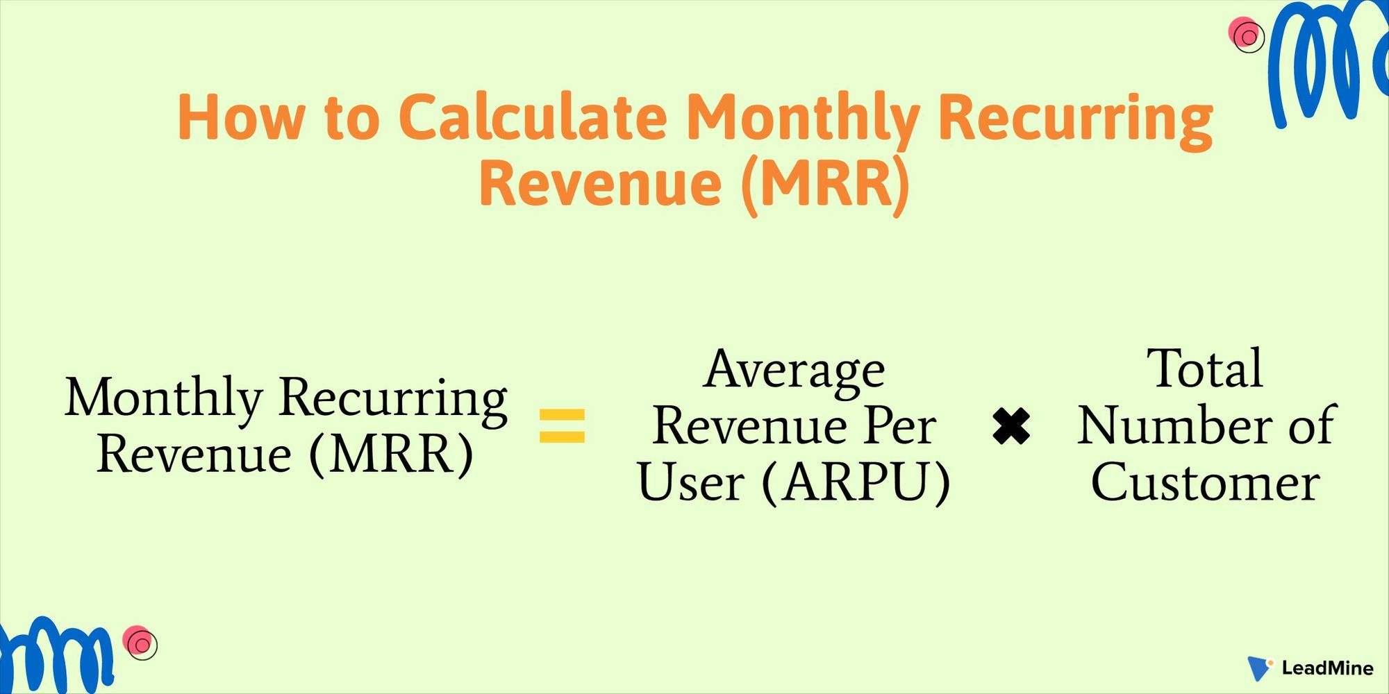 Monthly Recurring Revenue (MRR)